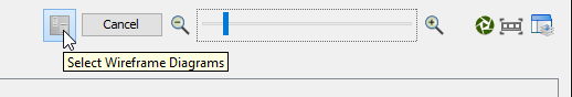 Select an existing wireframe diagram