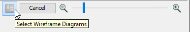 Select an existing wireframe diagram