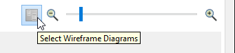 Select an existing wireframe diagram