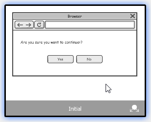 Select wireframe state