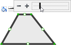 Adjusting the thickness of border