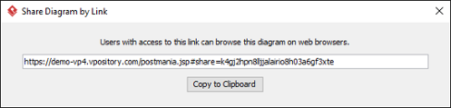 Copy diagram link