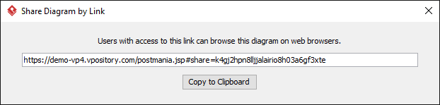 Copy diagram link