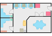 Starter office plan floor plan template