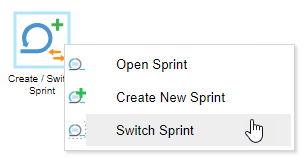 Seamlessly sprint switching