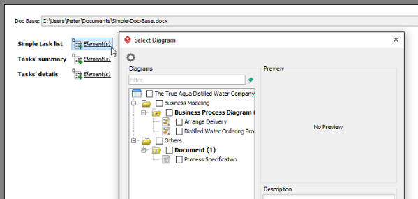 The need to select a source for querying model element