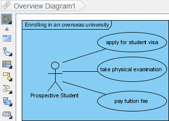 The selected diagram is shown