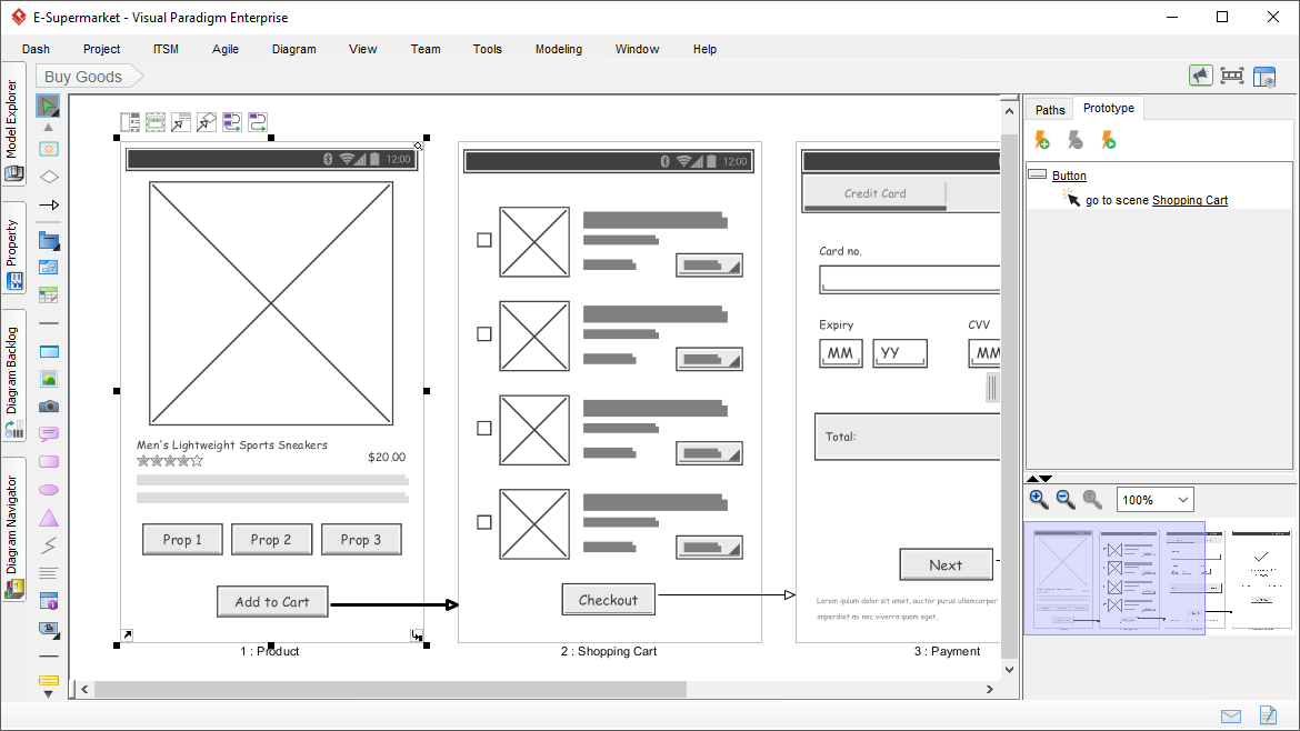 UX prototyping tool